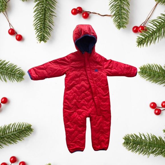 Snozu  1-piece Cozy Snowsuit for Boy or Girl & Red&Blue Baby Toddler 24 months - Picture 1 of 10